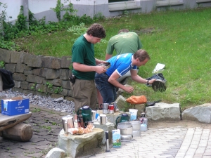 schon einer kleinen Tradition folgend gab es beim Juffistufenteil frischen Kaffee